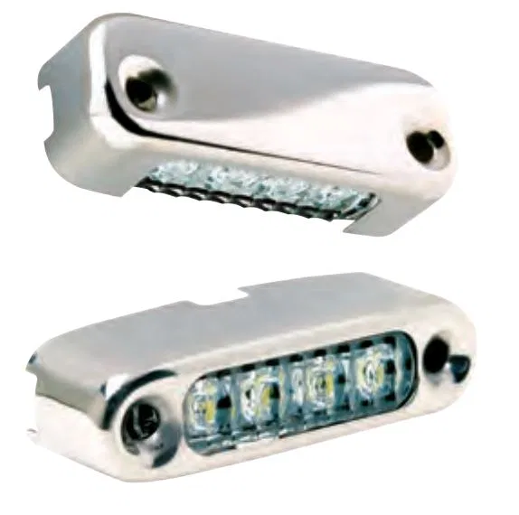 6350B7 – ATTWOOD MARI Boat Deck Light, Rod Storage Box/ Hardtops/ Rails 0.66 Watts 12 Volt DC Blue LED 1.63 Inch x 1/...